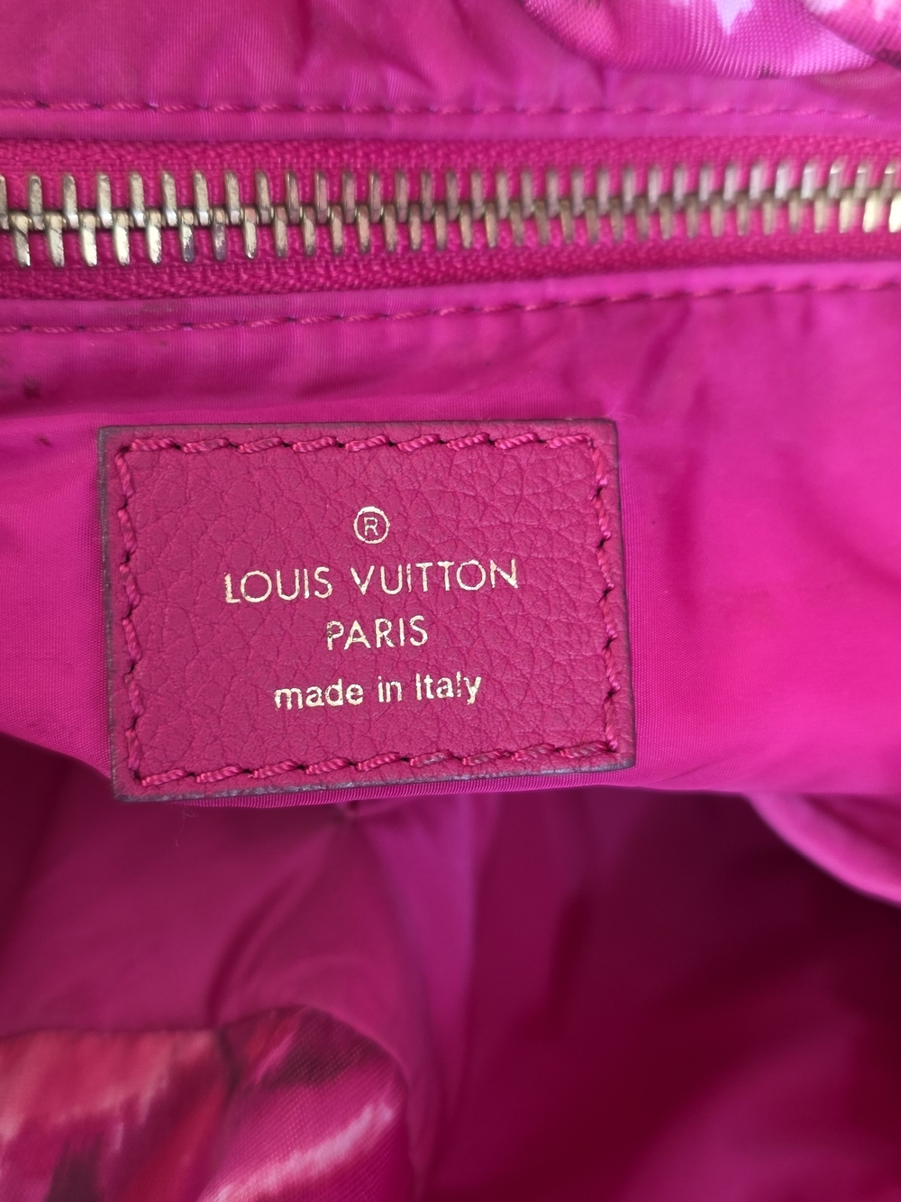 Louis Vuitton Noefull MM Ikat Monogram bag in the Indian Rose colorway - Picture 3 of 16